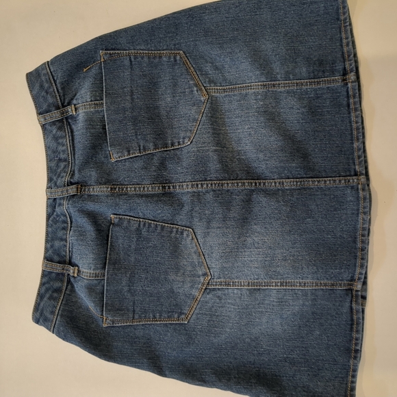 Tinseltown Blue Denim Mini Skirt - Picture 4 of 7
